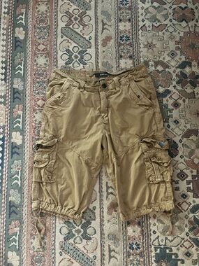 Fried Denim Cinch Cargo Shorts